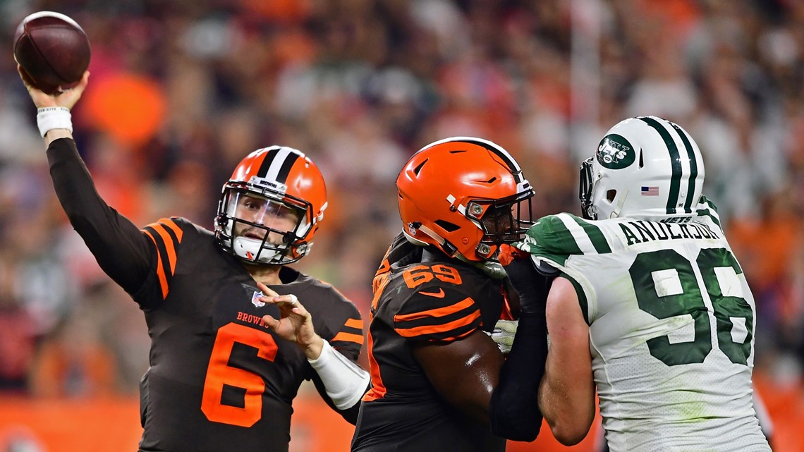 photos | cleveland browns face new york jets on thursday night