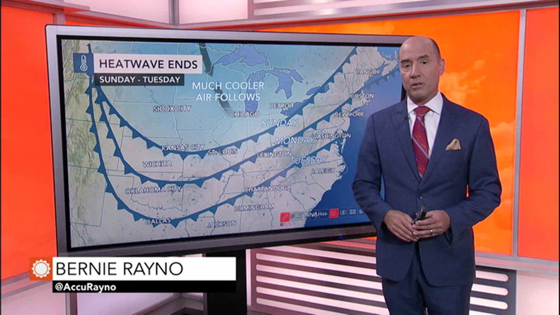 AccuWeather Chief Meteorologist Bernie Rayno has your update for what should be the end to the northeastern heatwave, via the jet stream, but also on how the jet stream could bring some trouble for the southeast.
