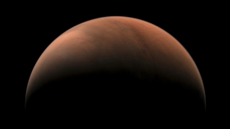 Check Out These Images of Mars From China's Orbiting Probe
