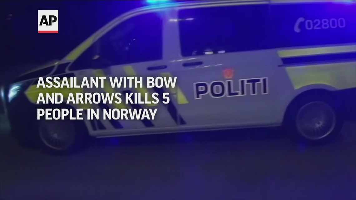 Man with bow kills 5 in Norway