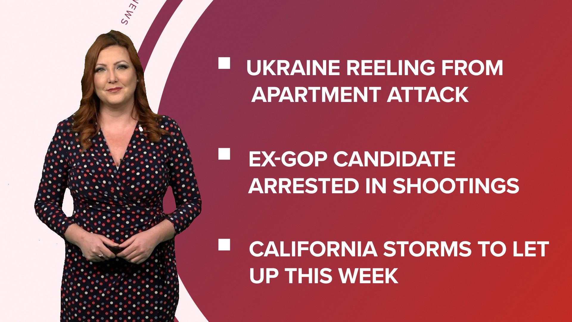 A look at what is happening in the news from a missile attack in Ukraine to chip shortages impact on cars and NFL playoff latest.