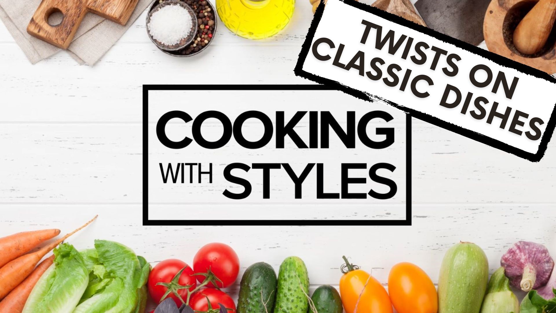 A collection of recipes from KFMB's Shawn Styles where he puts new twists and spins on classic dishes from lasagna to pork chops.