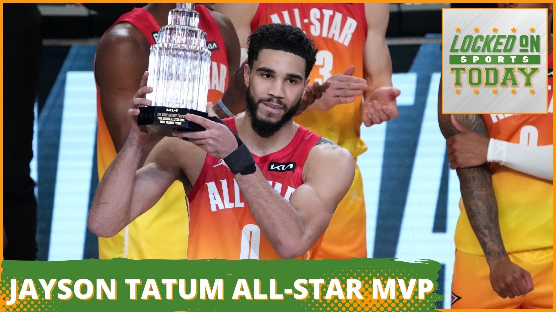 Discussing the day's top sport stories from Jayson Tatum being named All-Star MVP in the NBA to Aaron Rodgers darkness retreat to the top 2023 NFL draft picks.