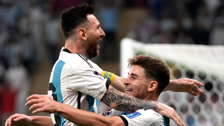 Messi scores again, Argentina into World Cup quarterfinals