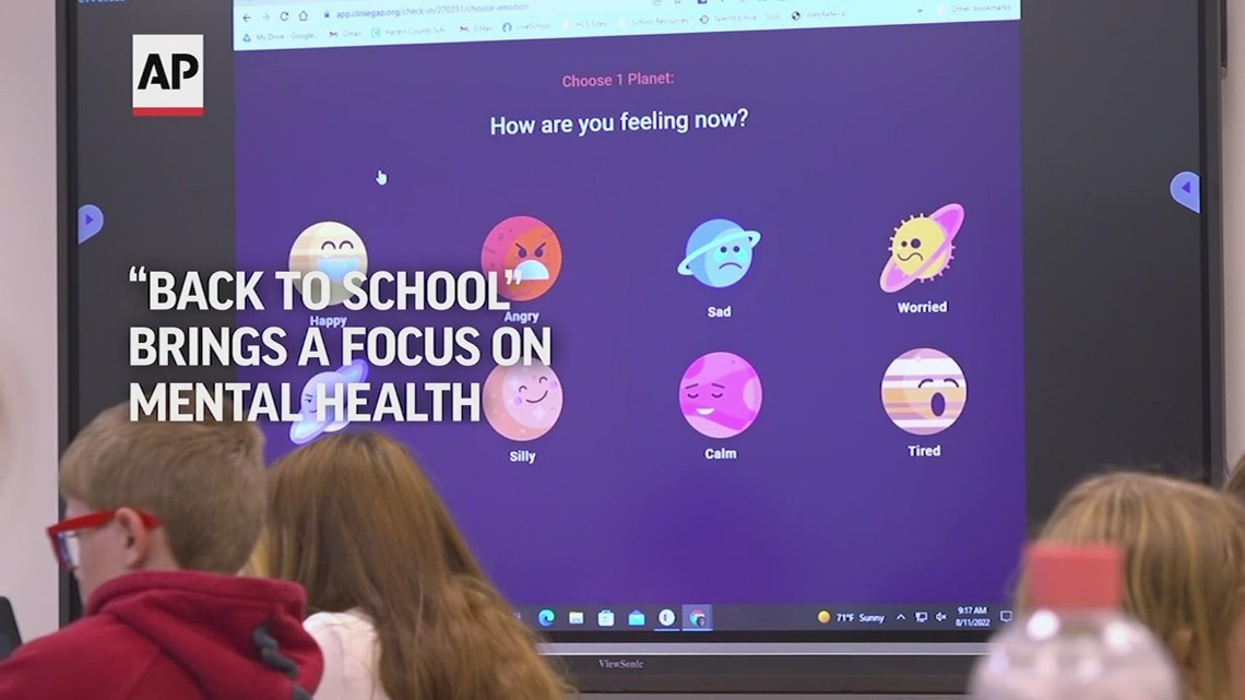 'Back to school' brings a focus on mental health