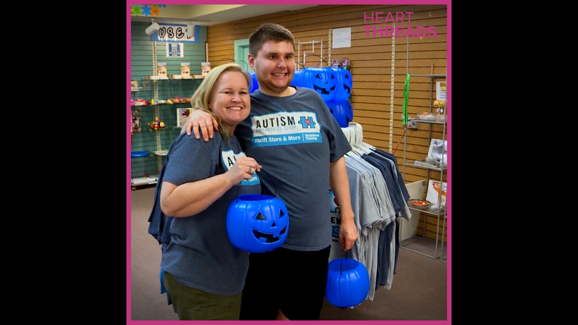 Jenifer and Cody want everyone to know that trick-or-treaters with blue pumpkins this Halloween might be autistic and need a little extra compassion and patience.
