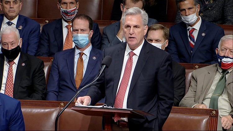 House delays vote on sweeping social, climate bill as McCarthy holds floor for hours