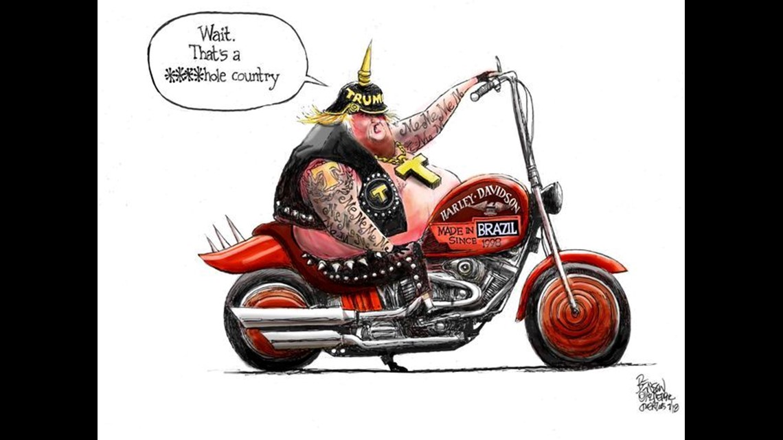 Editorial cartoons on economy