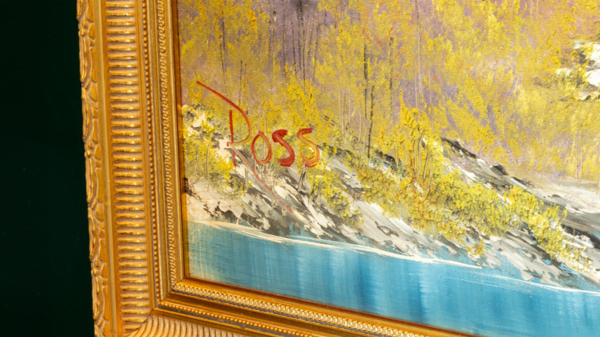 A painting created by cultural icon Bob Ross during the first season of his famous PBS show, “The Joy of Painting,” is now for sale through a Minnesota art dealer.