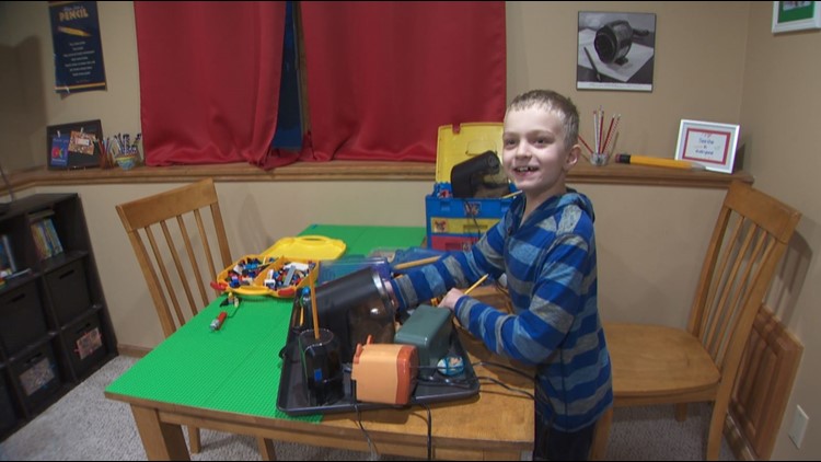 Minnesota boy sharpens 'a million' pencils, builds social media following