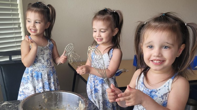 'I didn't think I could have any kids' | Killeen mom and army veteran raises three identical triplets all on her own