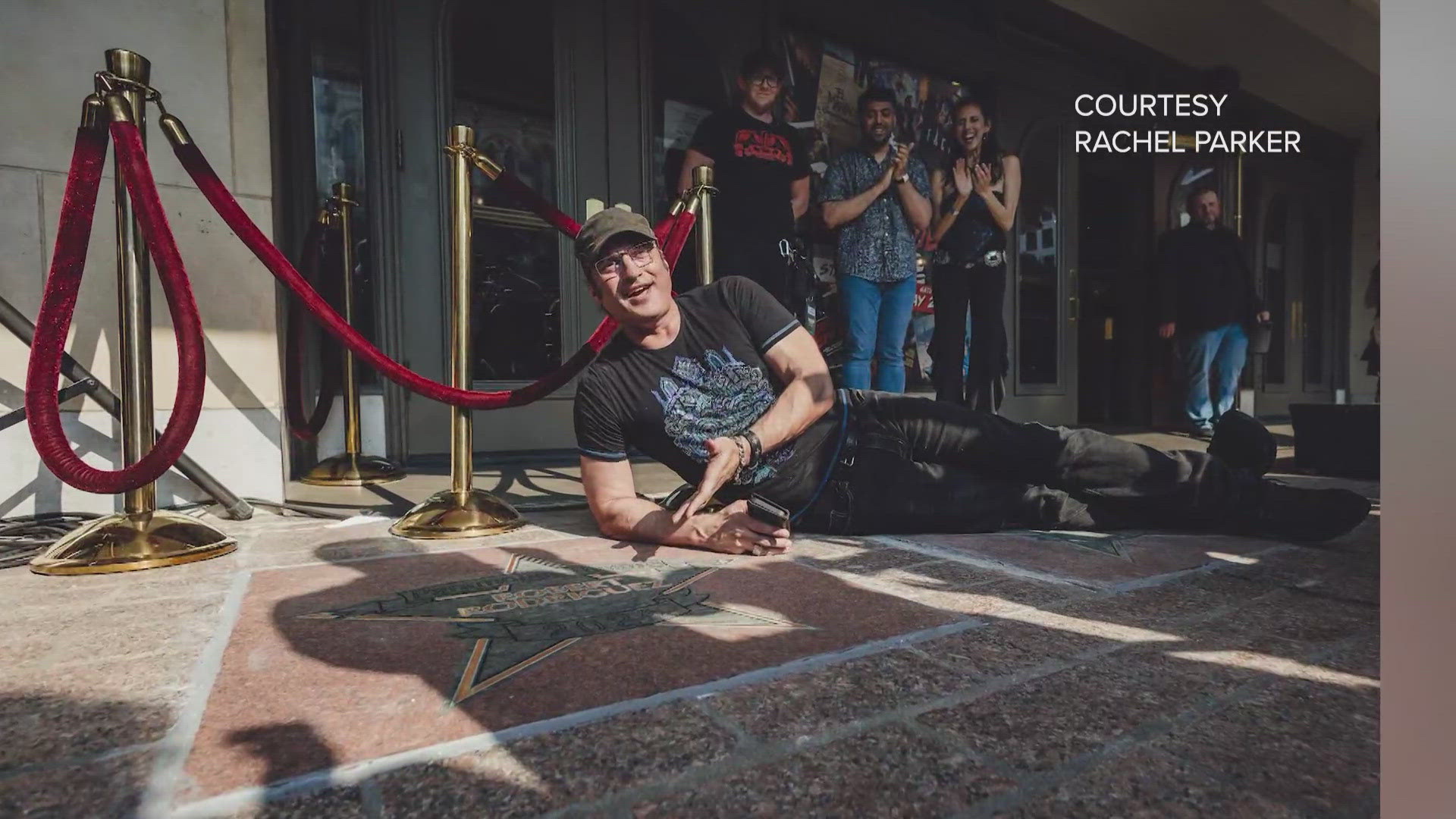 Robert Rodriguez, known for his films "Spy Kids" and "Dusk Til Dawn" is the seventh person honored with a star outside the paramount theater.