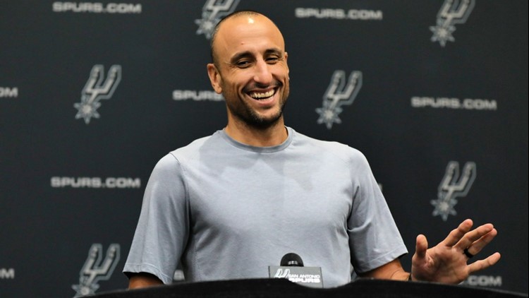 Manu Ginobili reacts to officially becoming a first-ballot Hall of Famer