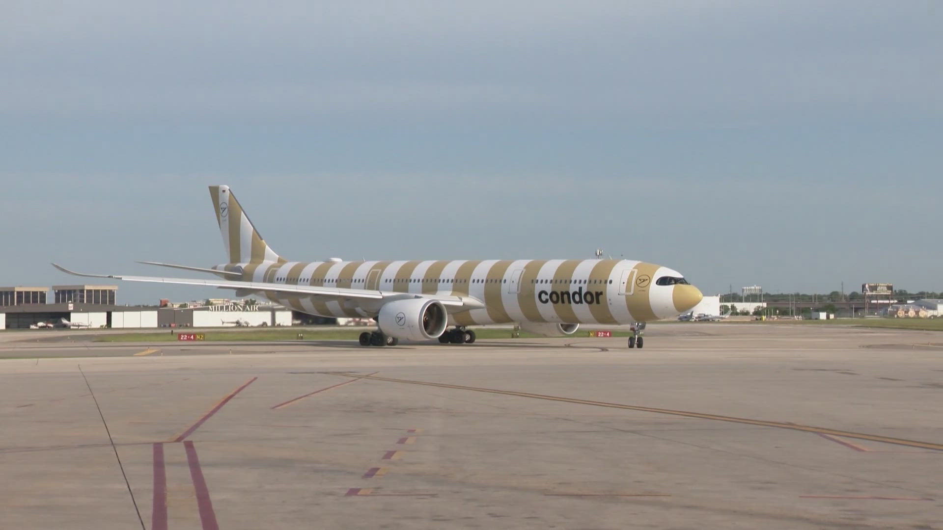 San Antonio's first direct flight to Frankfurt, Germany has officially taken off