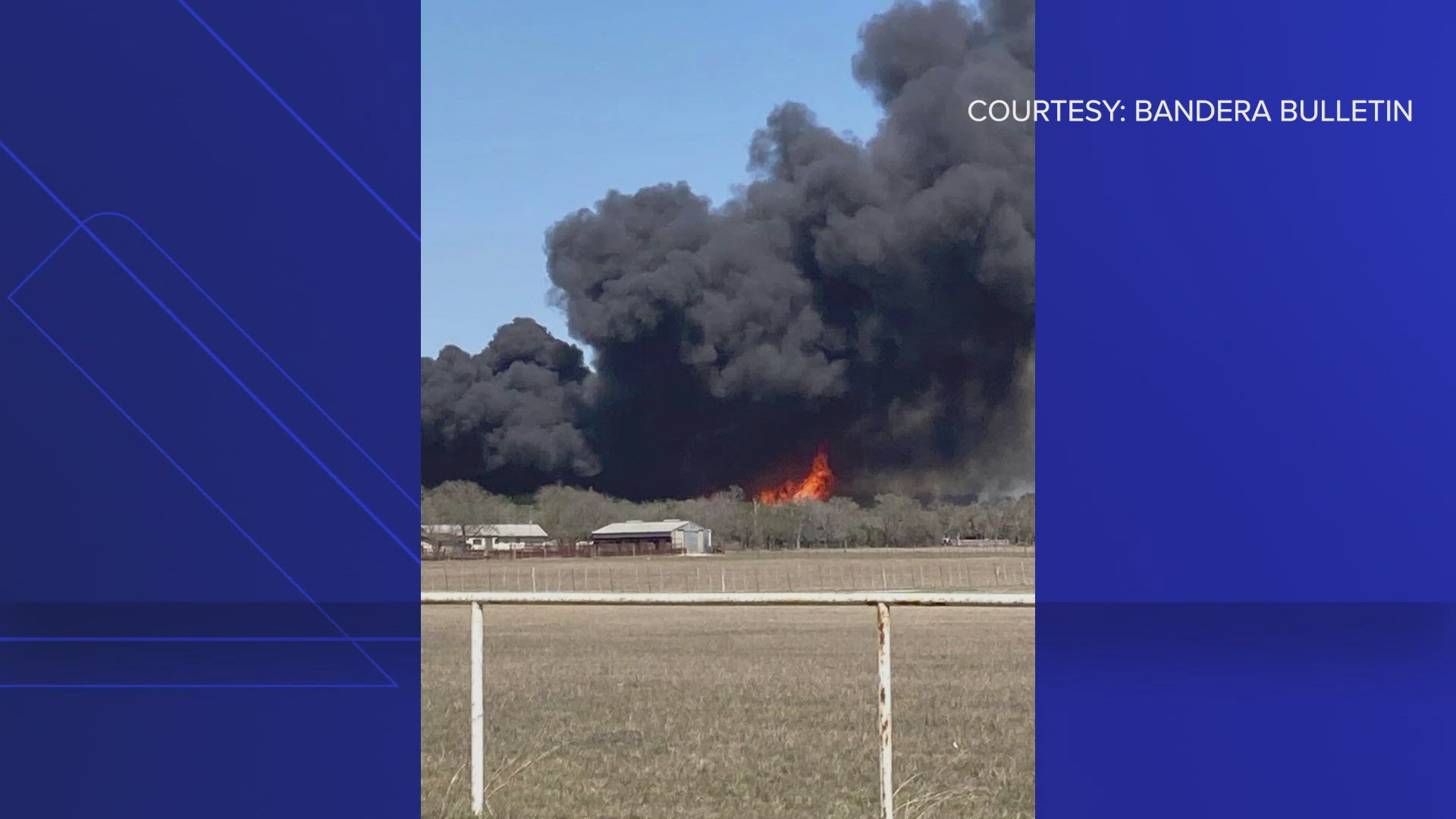 Several fire departments and a firefighting aircraft is currently working to put out a fire that is expanding in Bandera County.