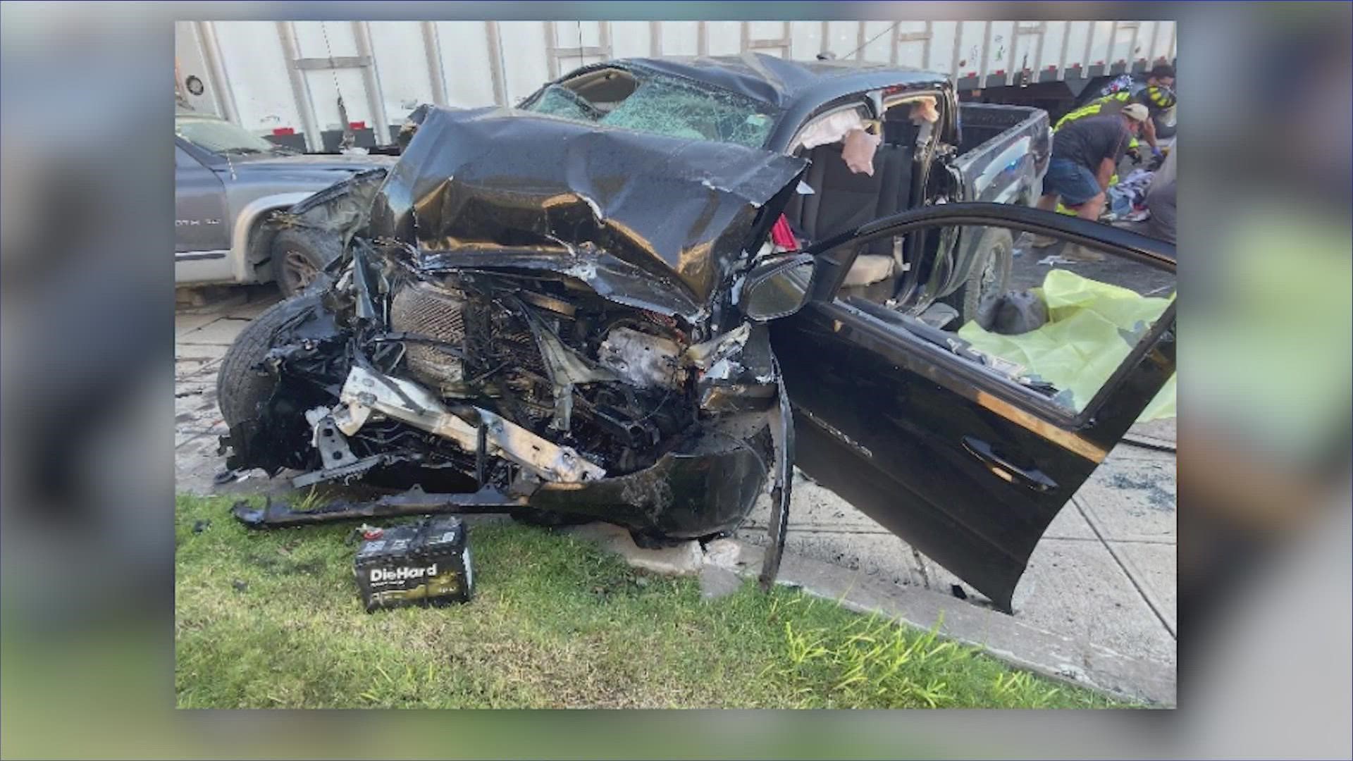 Two dead and 10 hospitalized after major Uvalde wreck, police say