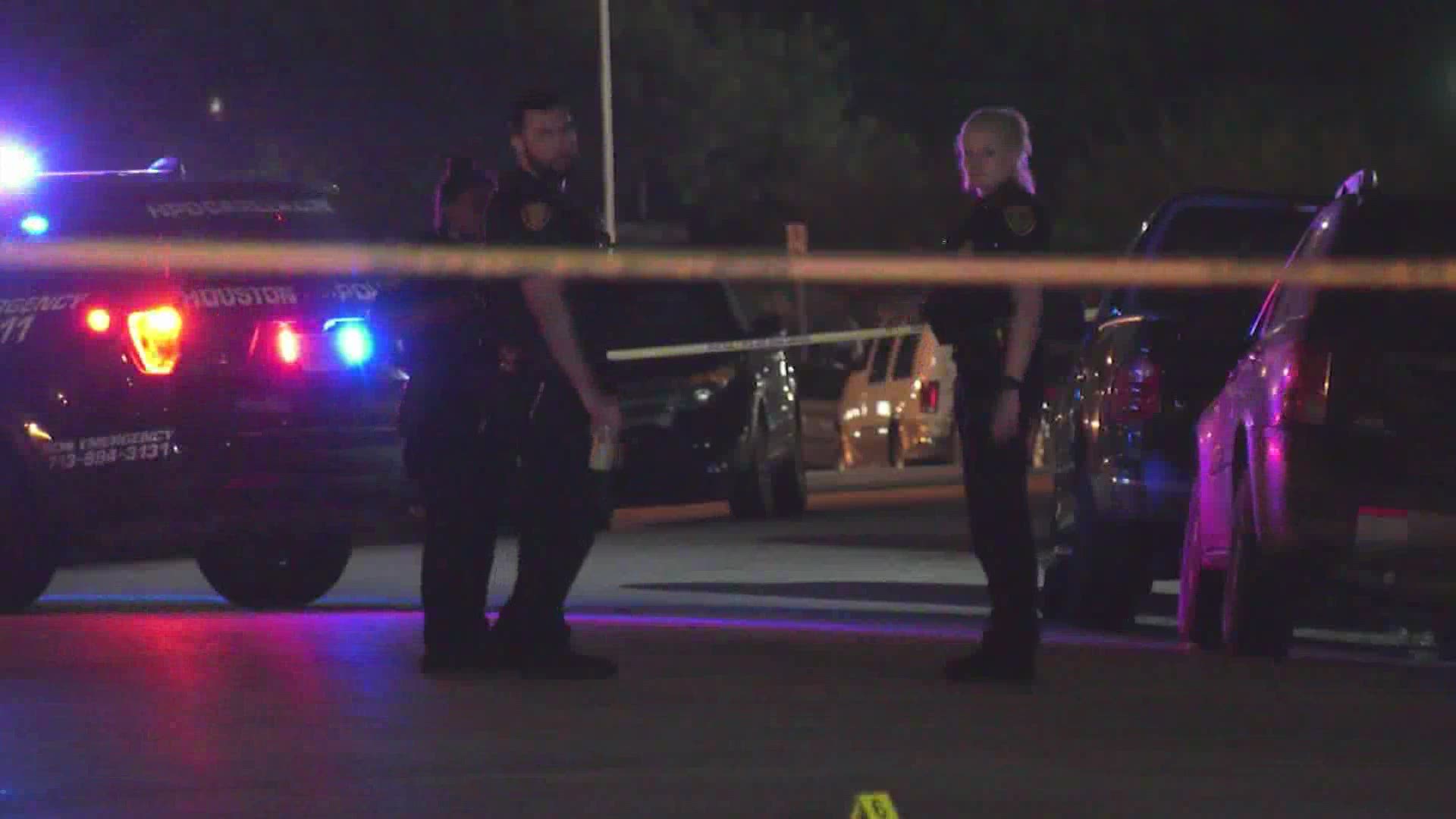 A 15-year-old who was sitting in a car with their family was shot Friday night during a drive-by in Houston's northside. There are no suspects in custody.