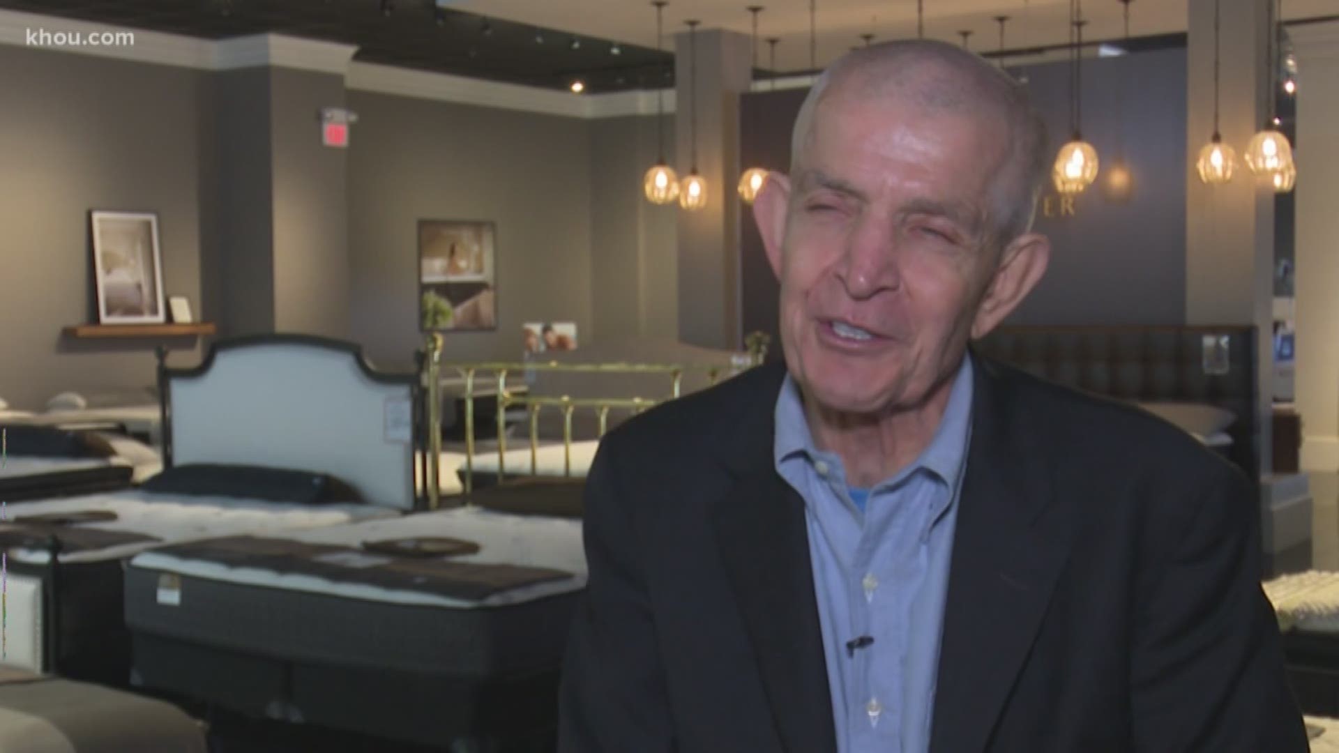This year, Mattress Mack got insurance to back up his bet after giving away more than $12 million in mattress money last year.