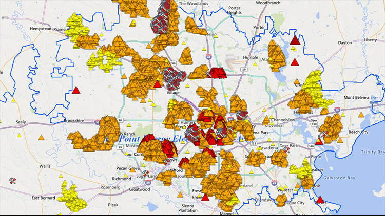 Houston power outage map: Where has winter storm caused ...