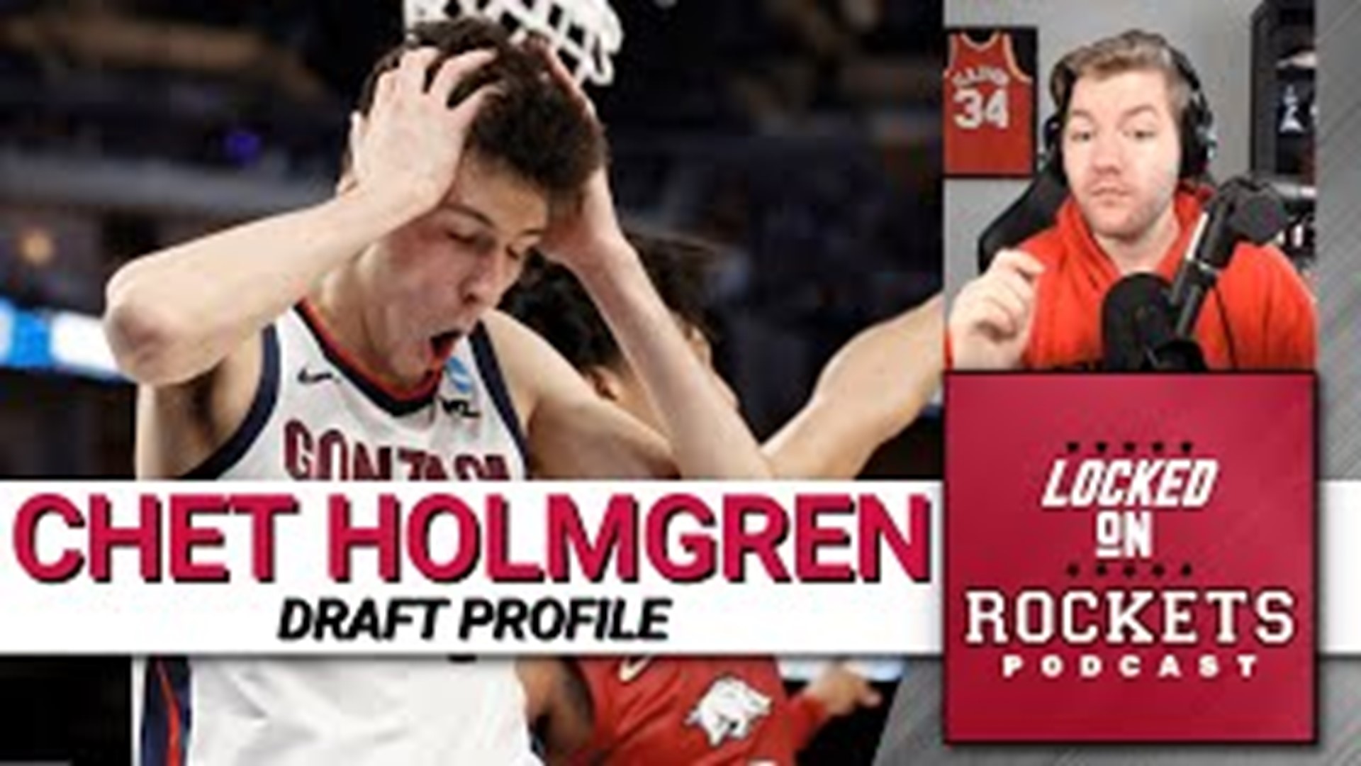 Host Jackson Gatlin discusses Chet Holmgren's NBA Draft profile, including strengths and weaknesses.