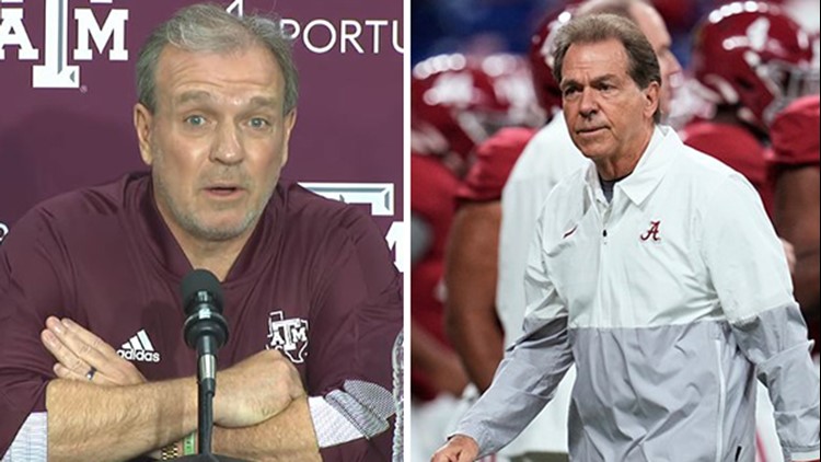'We're done' | Jimbo Fisher fires back after Nick Saban said Texas A&M 'bought every player on their team'