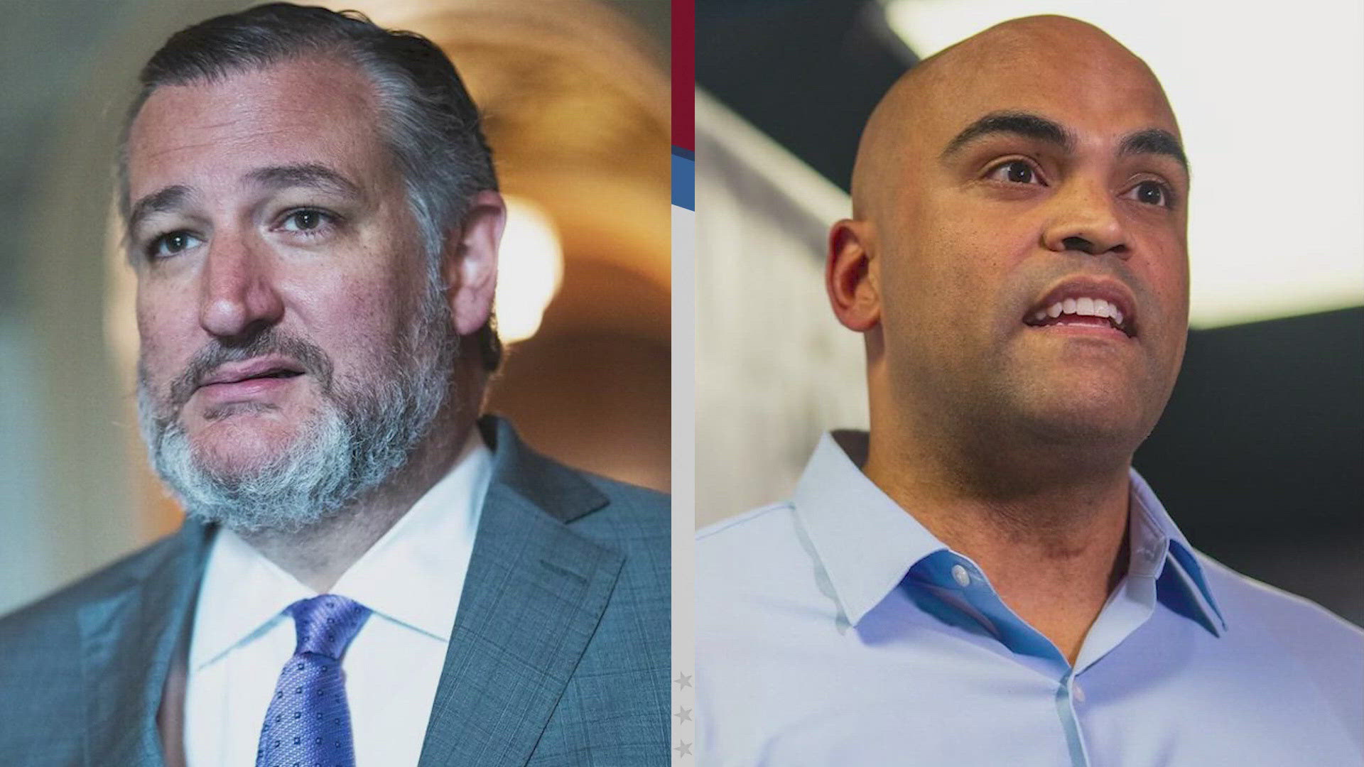 Sen. Ted Cruz hopes to keep his seat in the U.S. Senate while Rep. Colin Allred hopes to flip the seat blue.