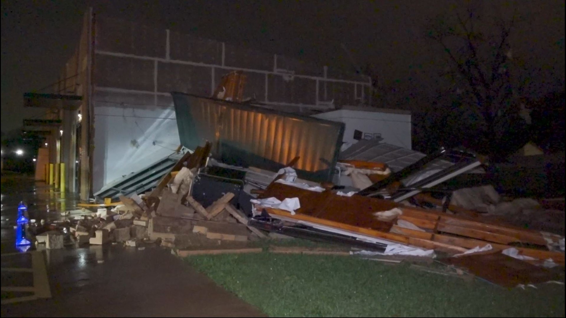 Houston weather: Suspected tornado destroys buildings in Humble ...