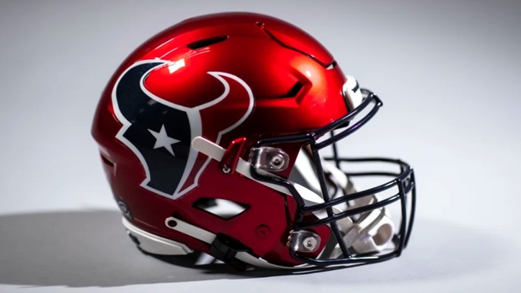 Houston Texans unveil new alternate helmets for Battle Red uniforms