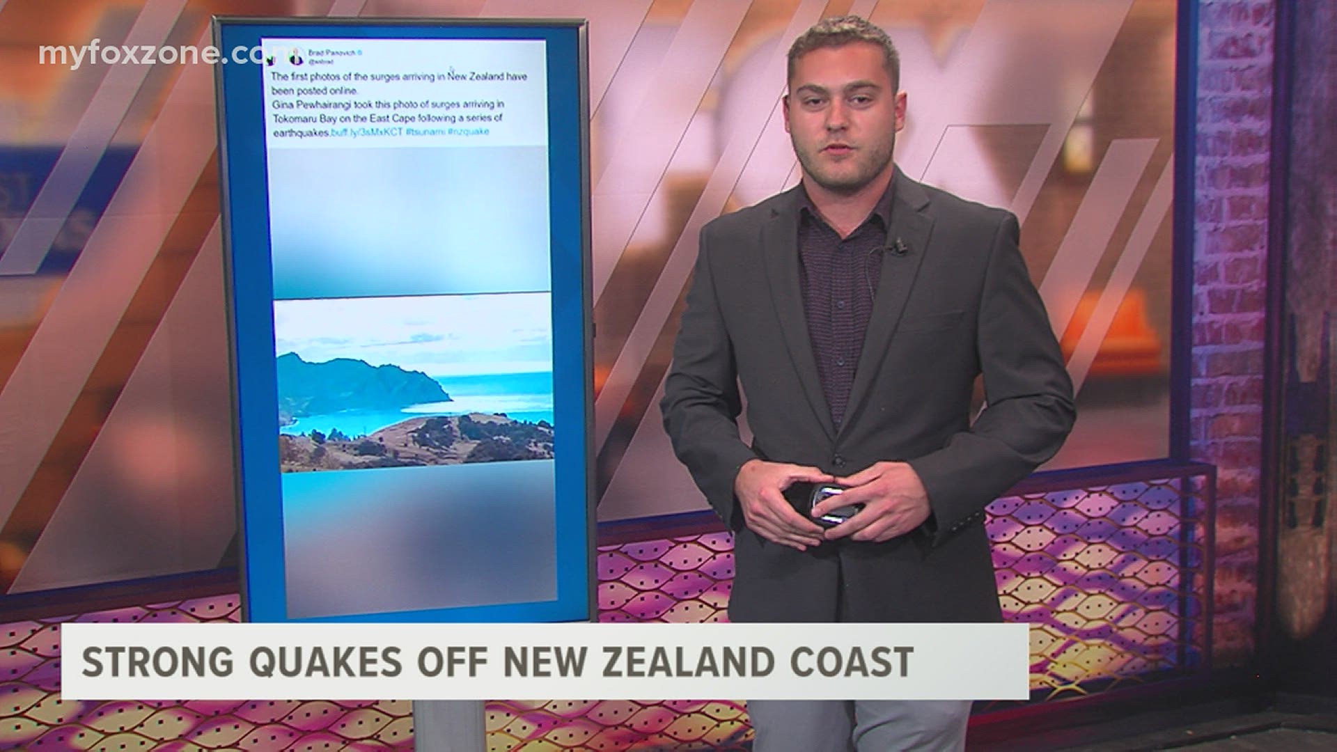 Strong earthquakes north of New Zealand lead to tsunami concerns across the Pacific. Meteorologist Joe DeCarlo has the latest information.