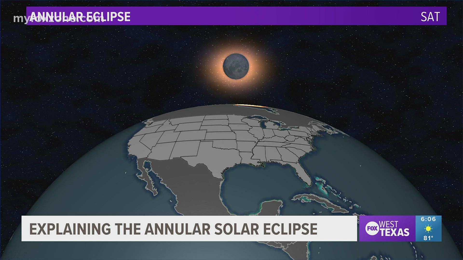 Meteorologist Britton Musall discusses the Oct. 14, 2023, eclipse in San Angelo.