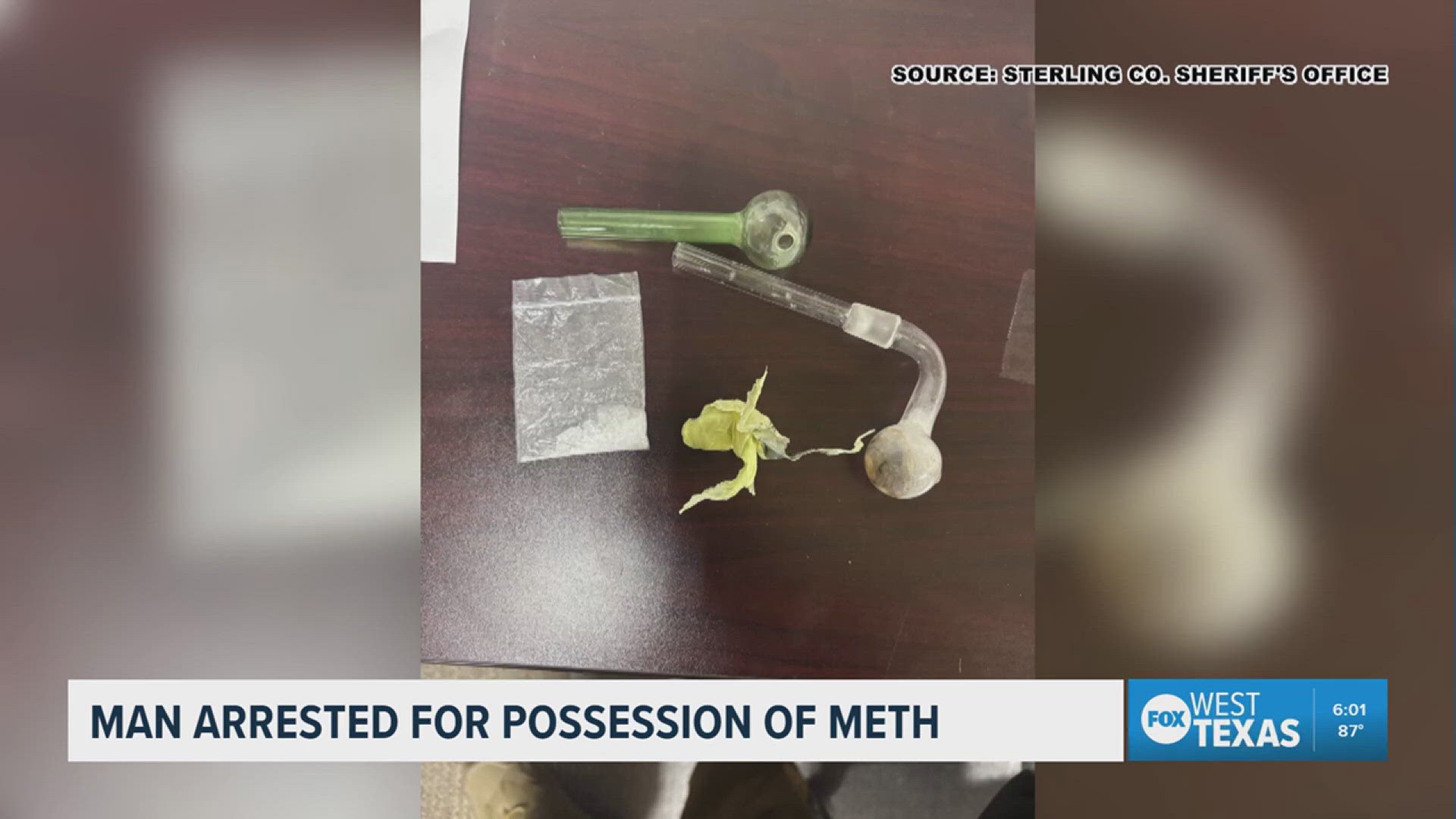 West Texas Man Arrested for Possession of Meth | myfoxzone.com