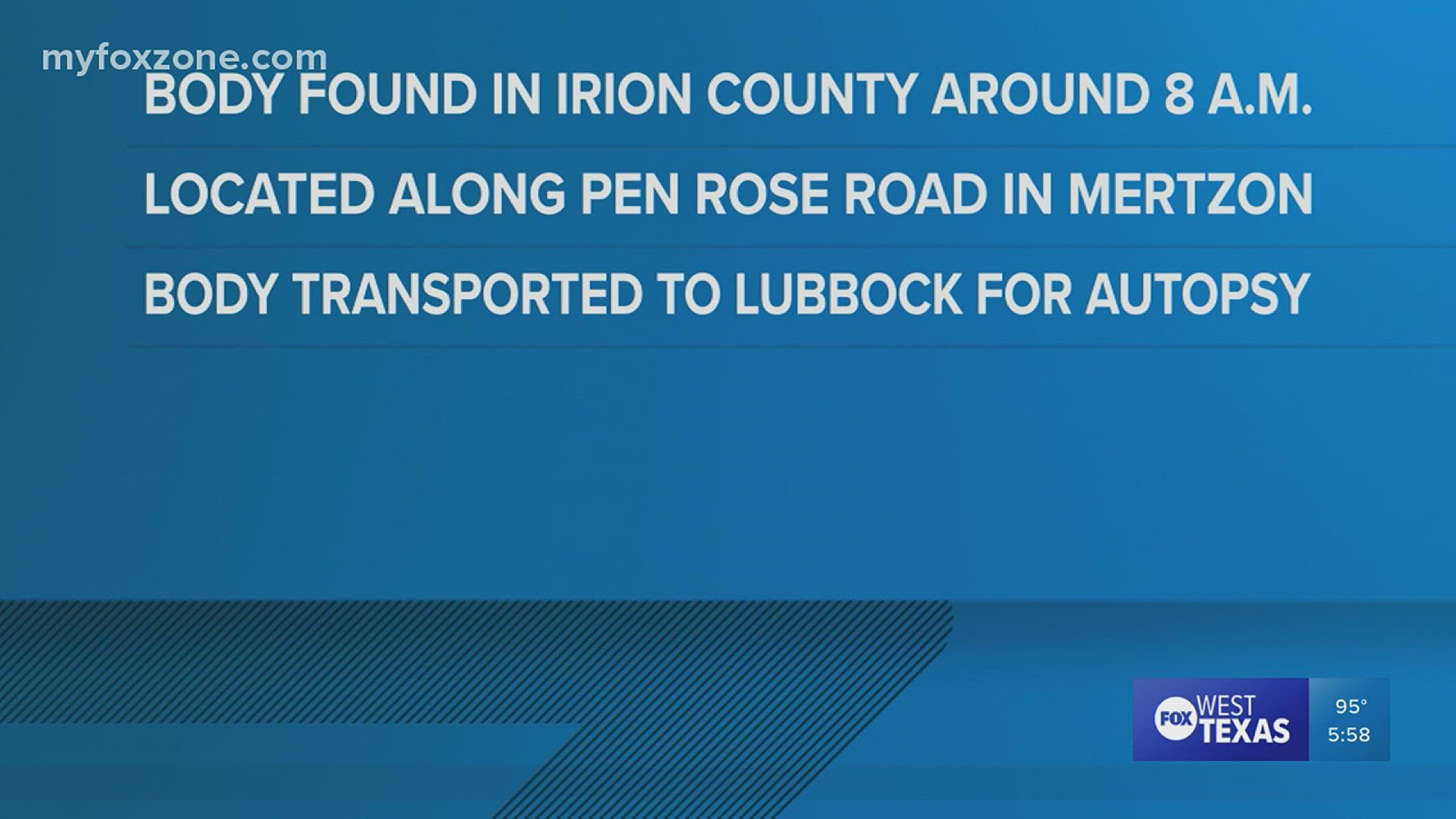 The remains have been sent to Lubbock for positive identification and to determine a cause of death.