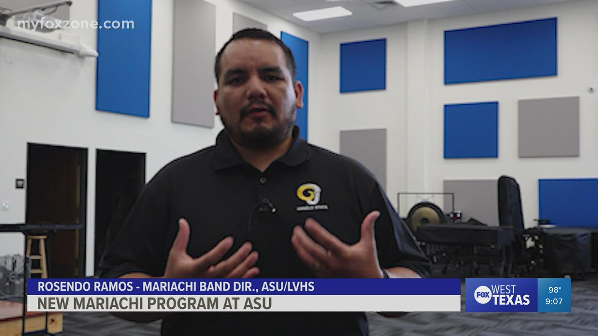 Rosendo Ramos has been working to spread the joy of mariachi music across West Texas for more than a decade now. Now, he's bringing it back to ASU.