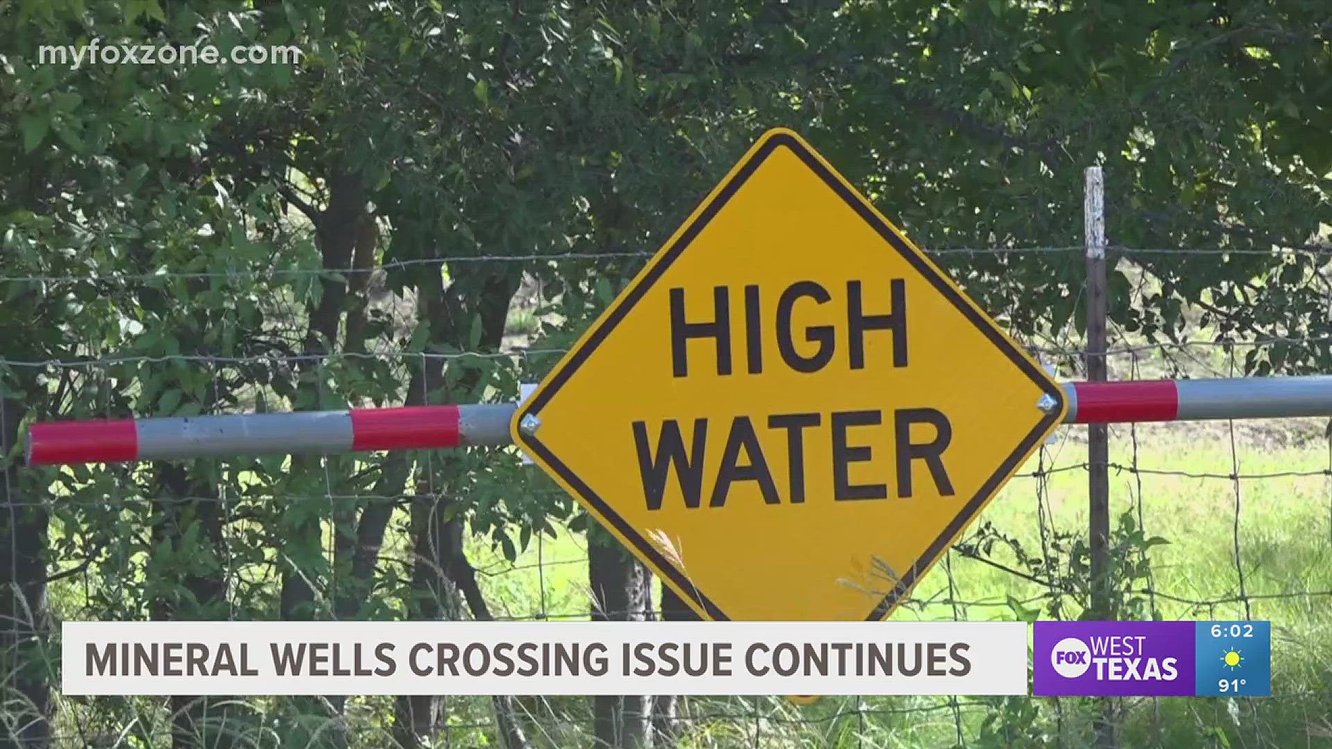 A solution could be on the horizon for those who used the Mineral Wells Crossing near Christoval, which is unusable when harsh weather strikes.