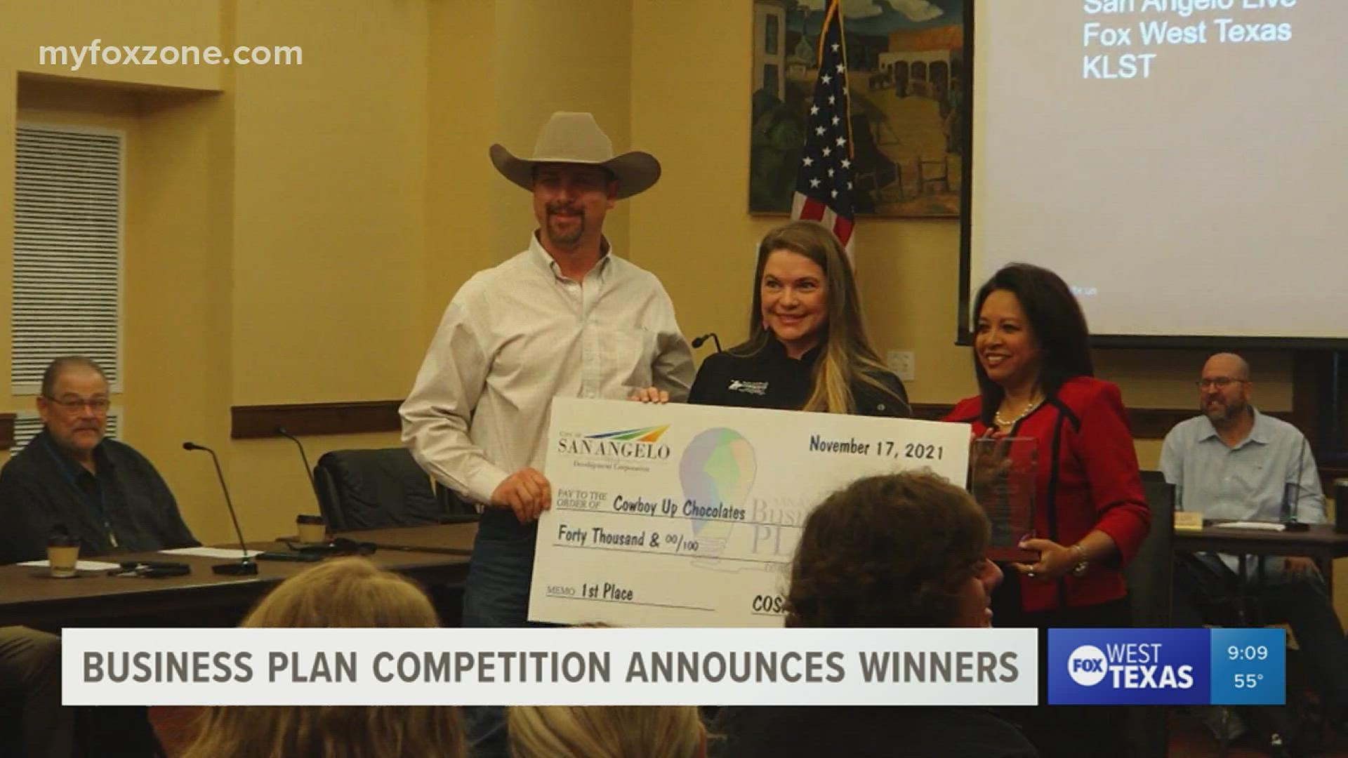 Cowboy-Up Chocolates won first place in the 2021 San Angelo Business Plan competition.