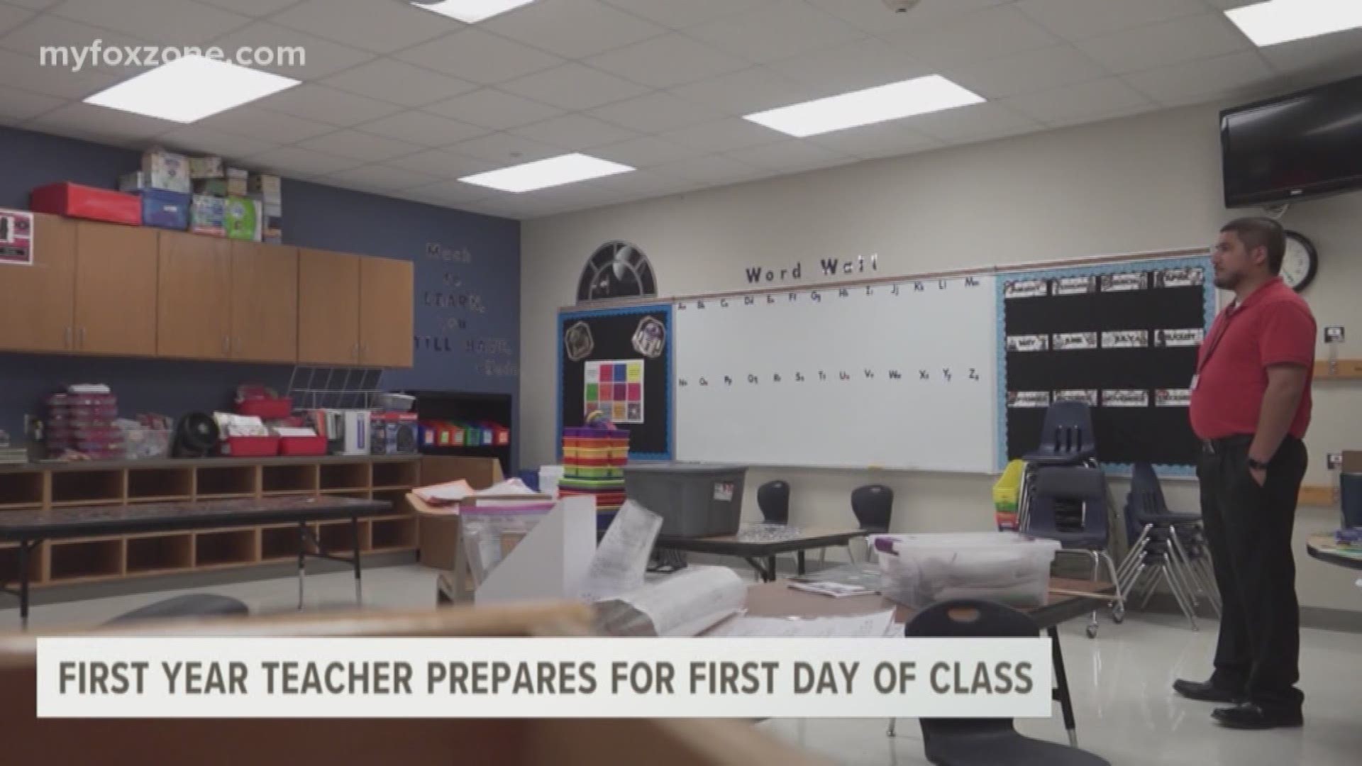 The first day of school for students can be exciting and nerve racking. That also goes for first year teachers. One San Angelo I.S.D. teacher speaks about preparing for his first day in the classroom.