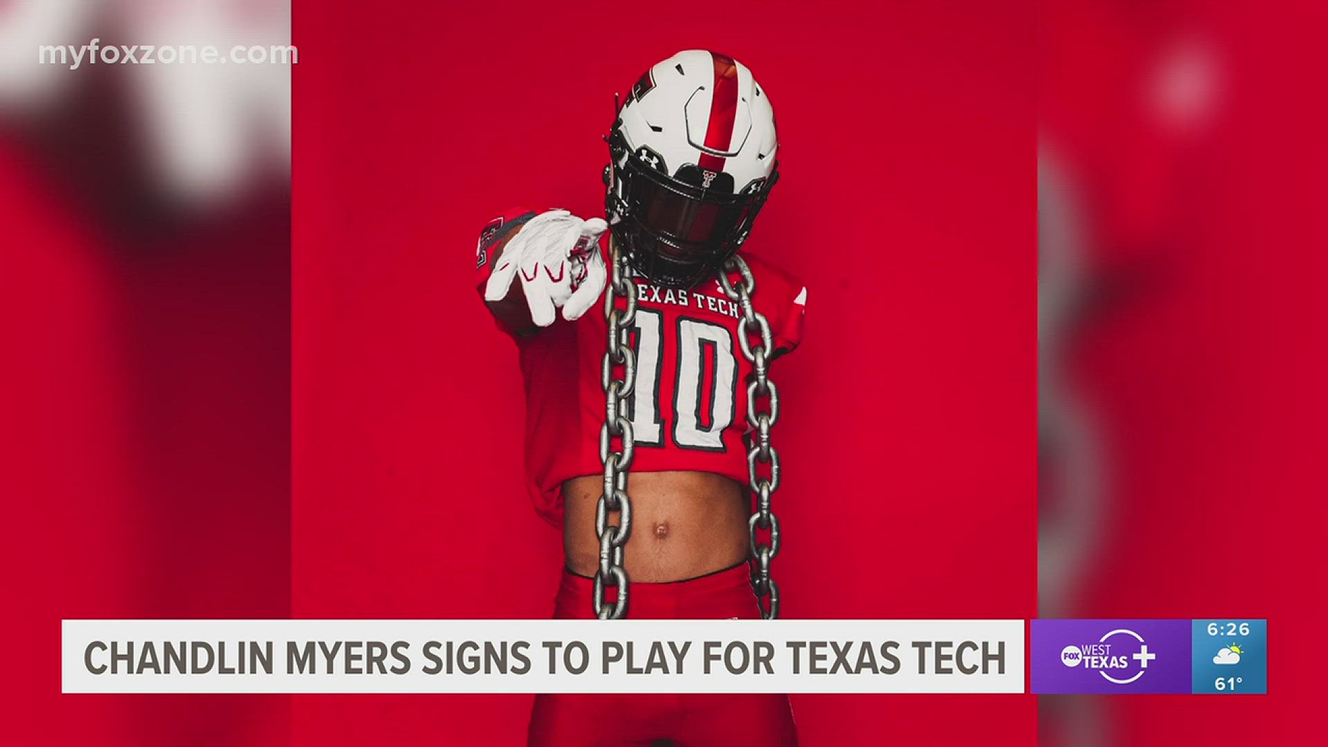 Myers will begin his career for the Red Raiders starting in 2024.