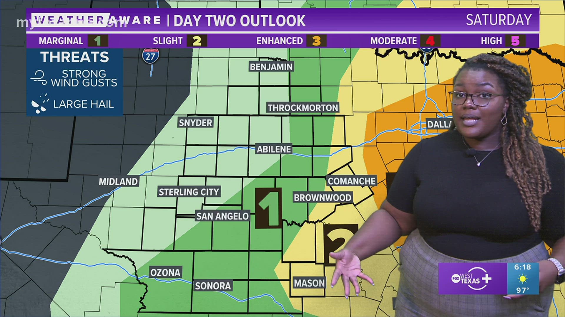 Friday evening forecast June 9, 2023