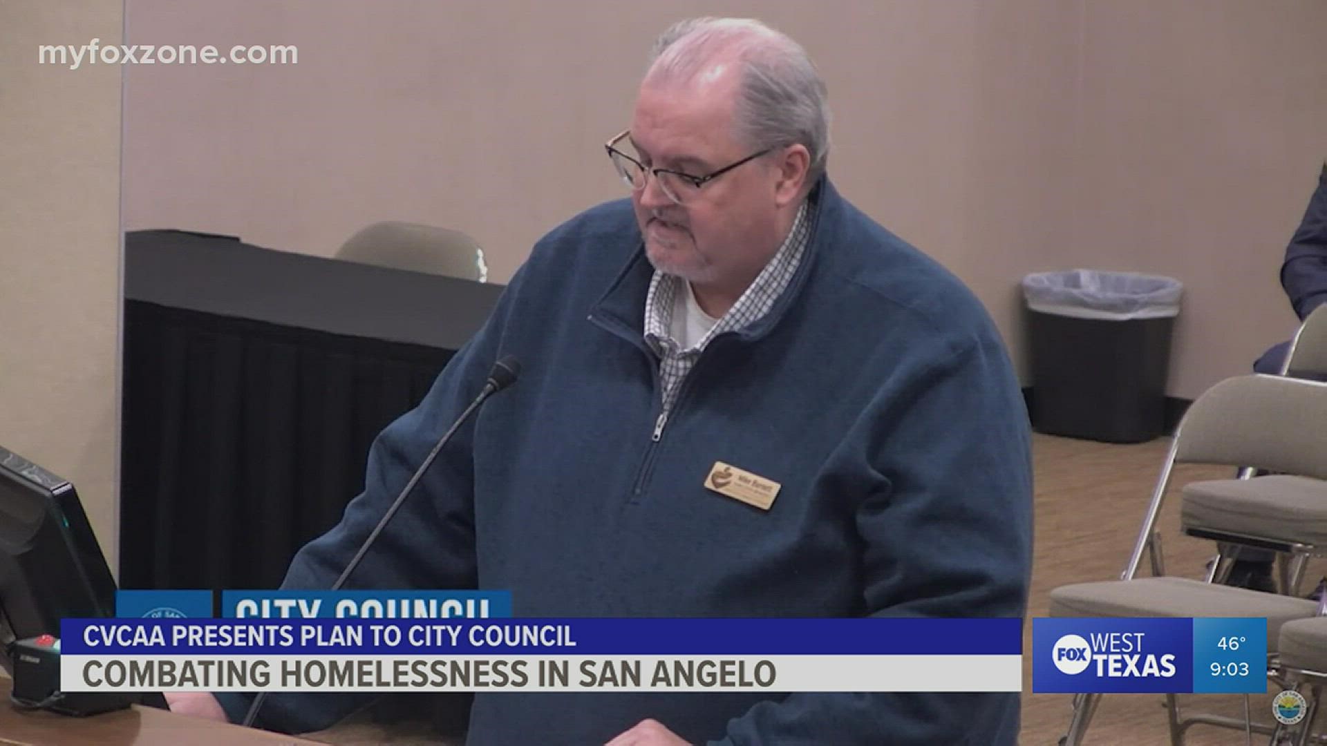 The CVCAA proposed a bill of rights for the homeless at San Angelo City Council Tuesday.