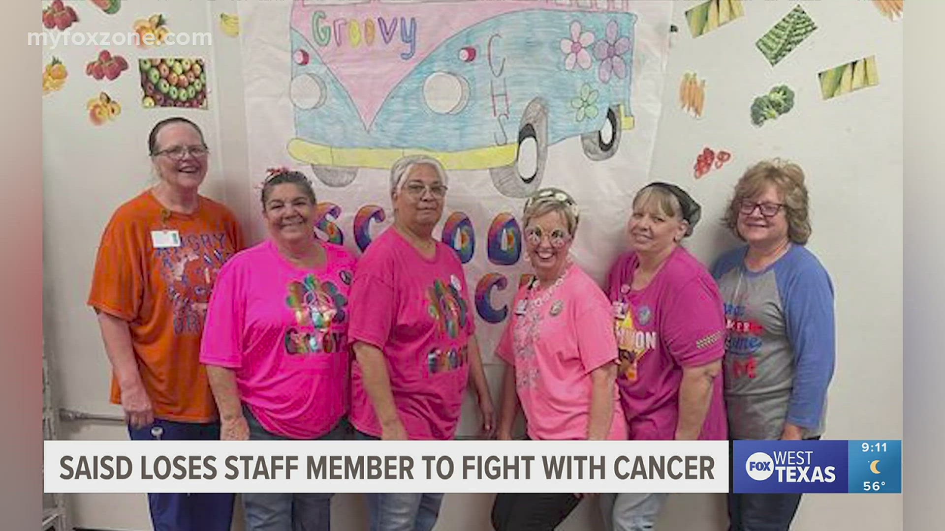 San Angelo Independent School District loses staff member to fight with cancer.