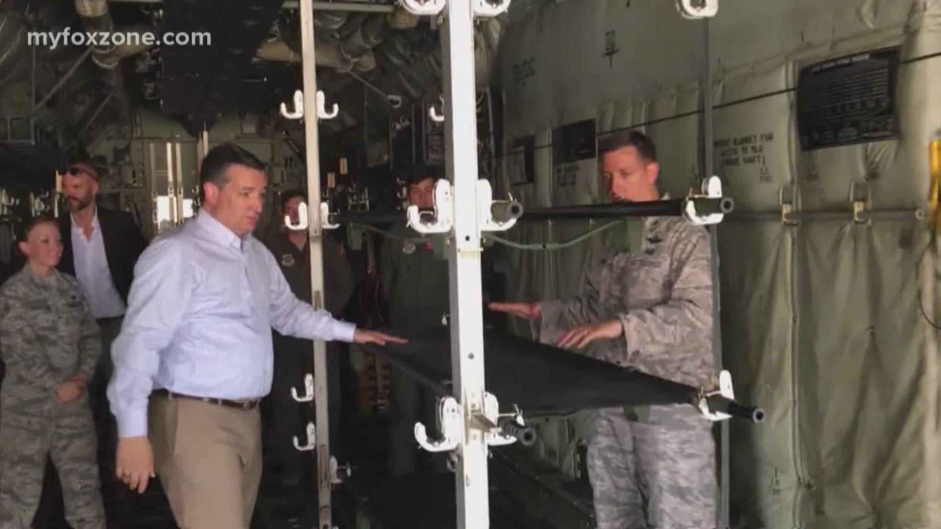 Senator Ted Cruz visits Abilene, tours Dyess AFB