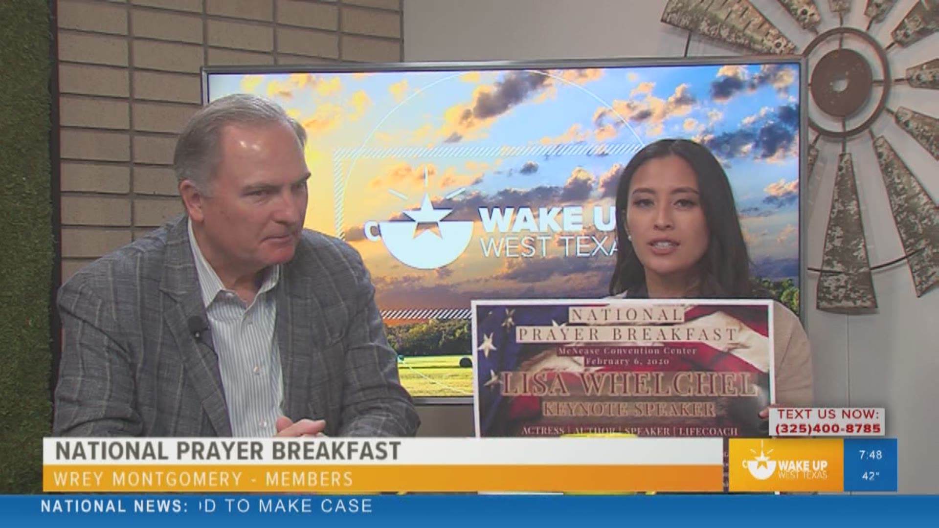Our Camille Requiestas spoke to member Wrey Montgomery about the upcoming National Prayer Breakfast.