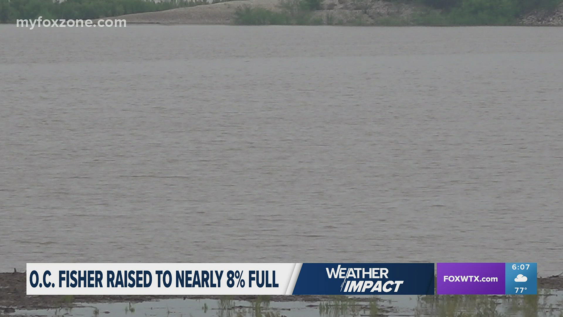 Recent rainfall left its mark on rain gauges across the Concho Valley, as well as its bodies of water.