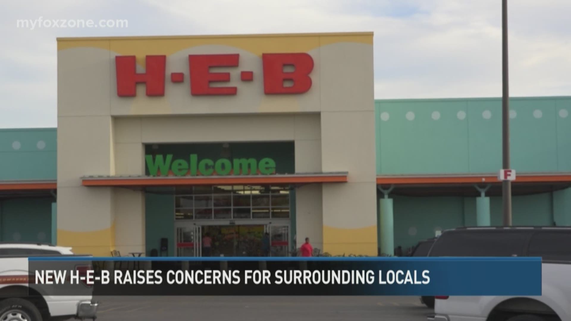 Residents speak about the building of the new HEB.