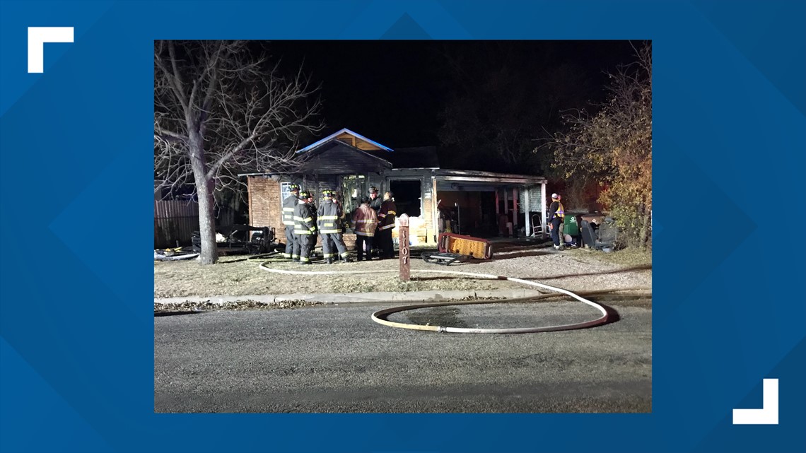San Angelo Fire Dept. responds to house fire on Friday evening