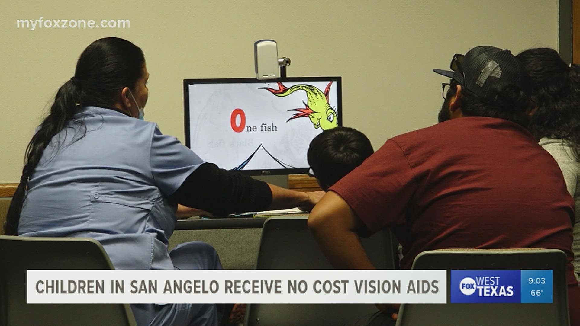 Sight Savers America partnered up with low vision optometrists and local school systems to provide vision aids to children across West Texas.