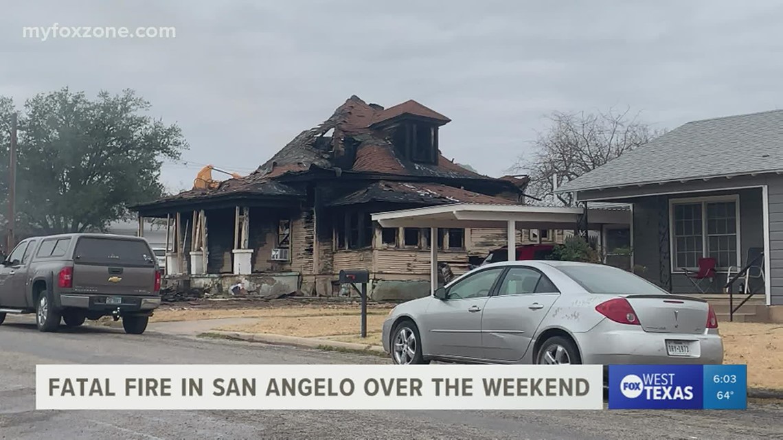 Fatal fire in San Angelo