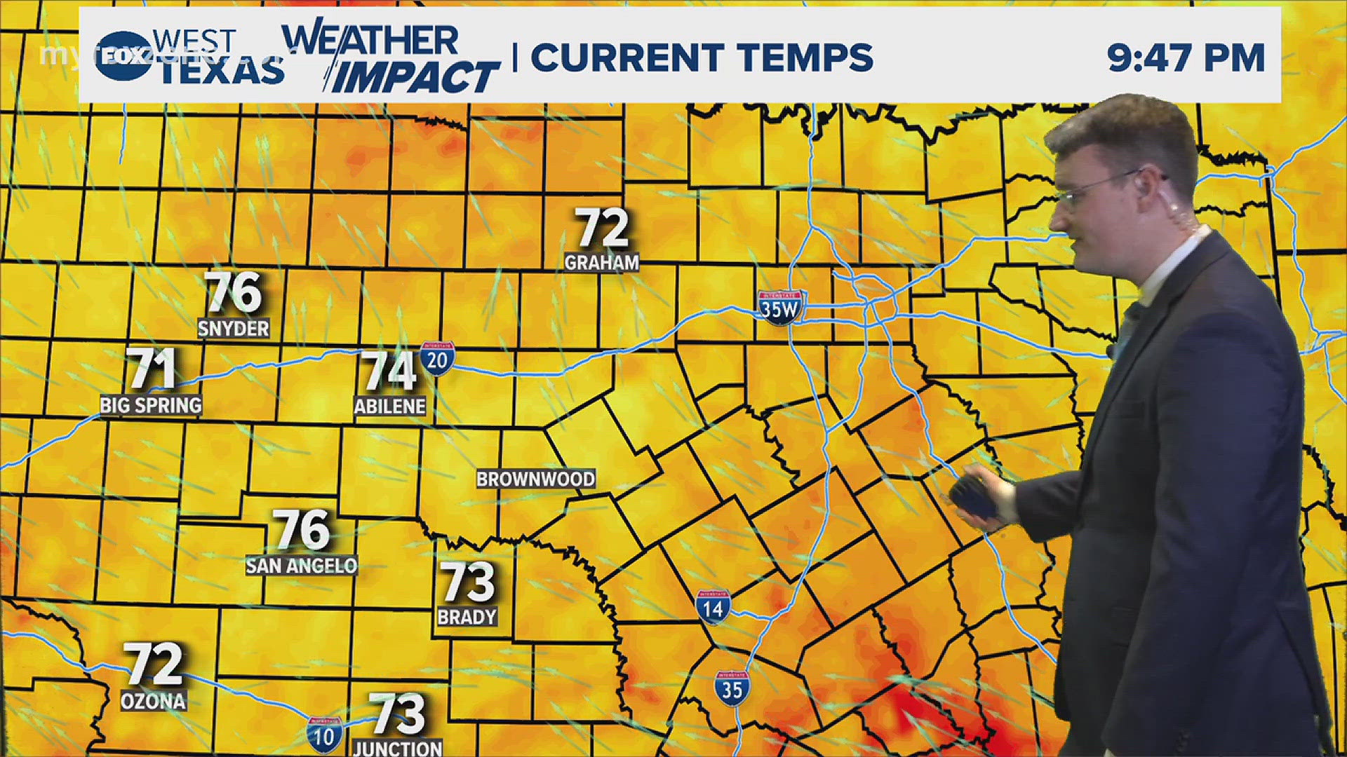 Warm and calm weather continues. #txwx