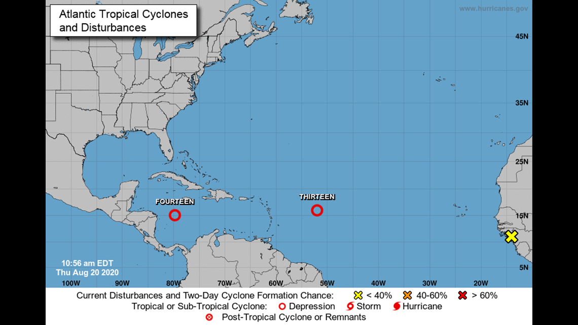 Two tropical systems eye the Gulf Coast next week | myfoxzone.com