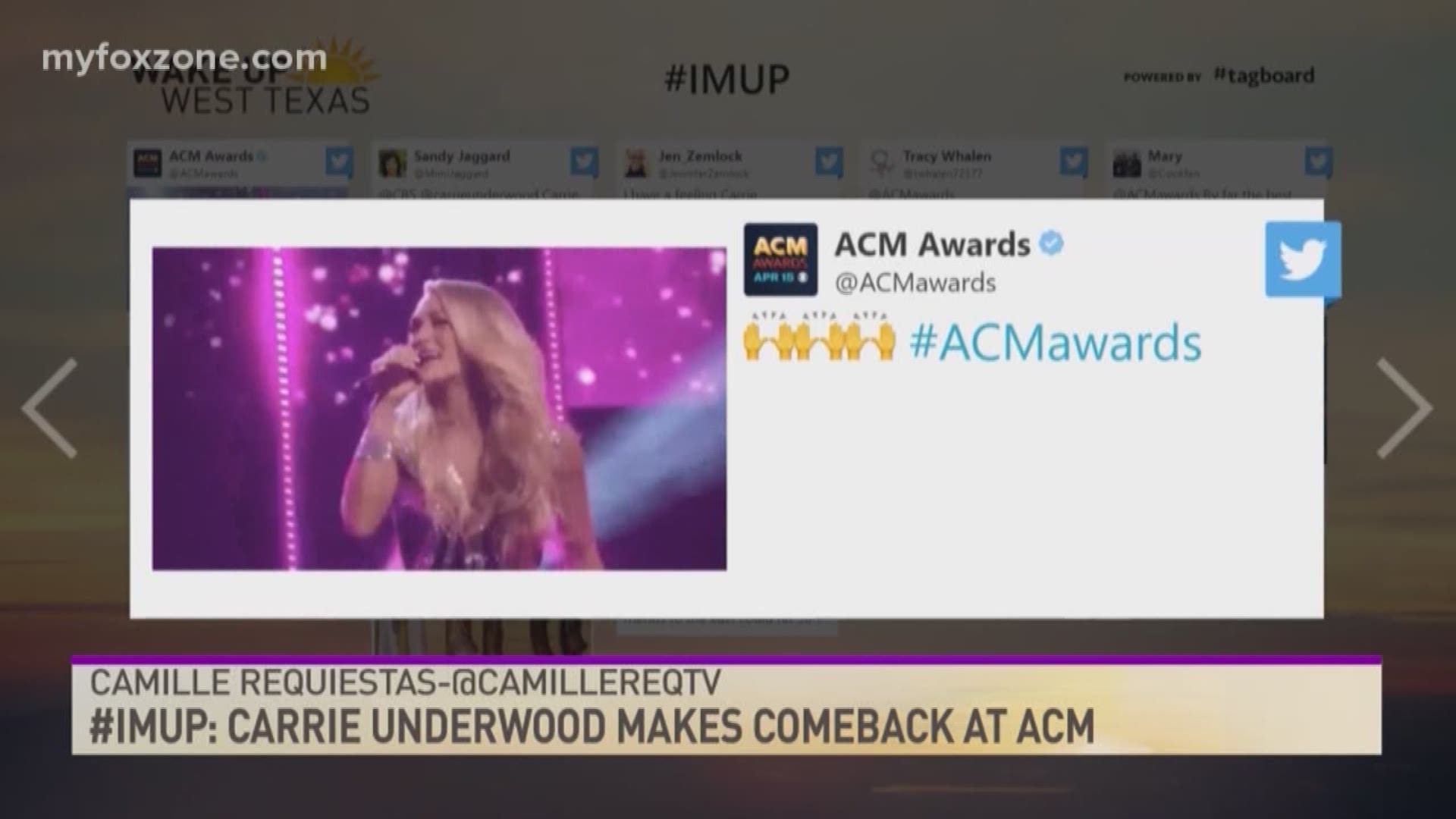 Carrie Underwood carries out a stellar performance at the Academy of Country Music and everyone is talking about it. 
